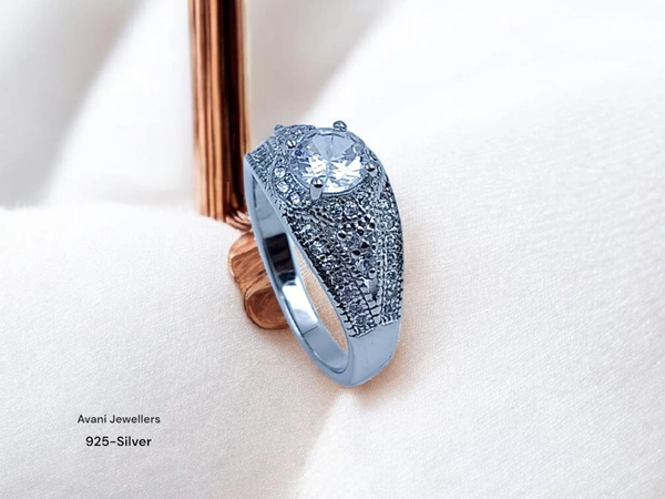 Silver Ladies Fancy Ring - 3.81, 14