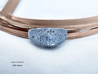 Silver Ladies Fancy Ring - 3.81, 14