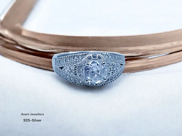 Silver Ladies Fancy Ring - 3.81, 14