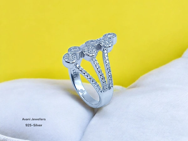 Silver Ladies Fancy Ring - 4.19, 12