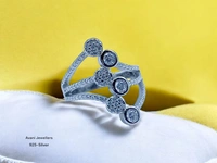 Silver Ladies Fancy Ring - 4.19, 12