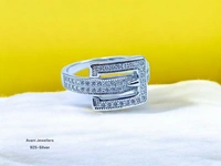 Silver Ladies Fancy Ring - 2.39, 13