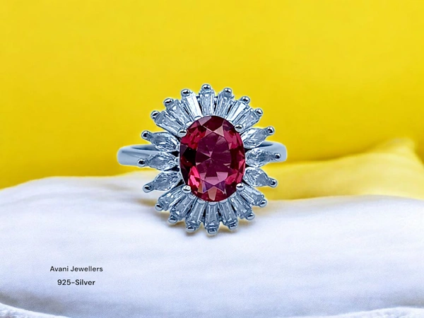 Silver Ladies Fancy Ring - 4.2, 12