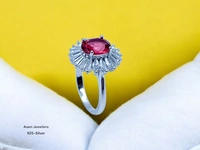 Silver Ladies Fancy Ring - 4.2, 12
