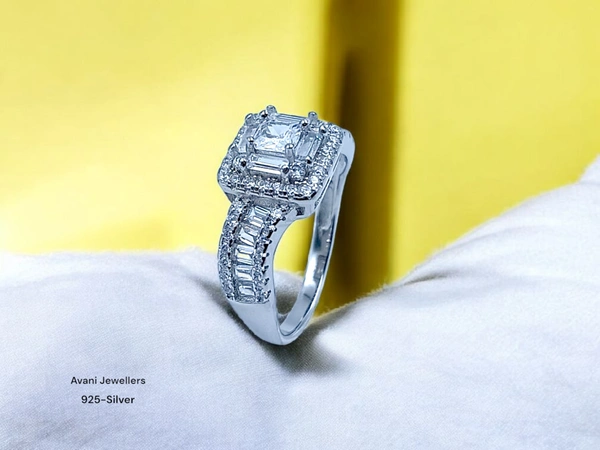 Silver Ladies Fancy Ring - 2.98, 13