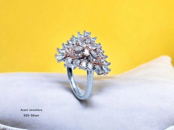 Silver Ladies Fancy Ring - 3.85, 12