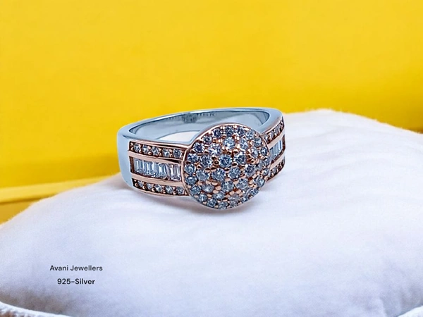 Silver Ladies Fancy Ring - 3.87, 10