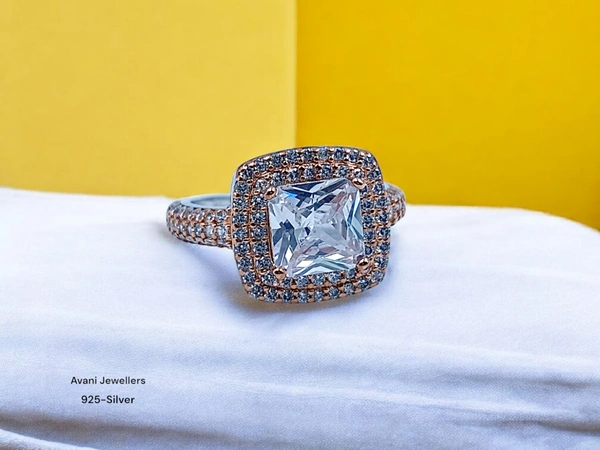 Silver Ladies Fancy Ring - 3.56, 9