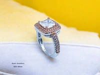 Silver Ladies Fancy Ring - 3.56, 9
