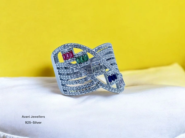 Silver Ladies Fancy Ring - 6.91, 14
