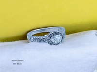 Silver Ladies Fancy Ring - 2.3, 12