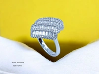Silver Ladies Fancy Ring - 4.24, 12