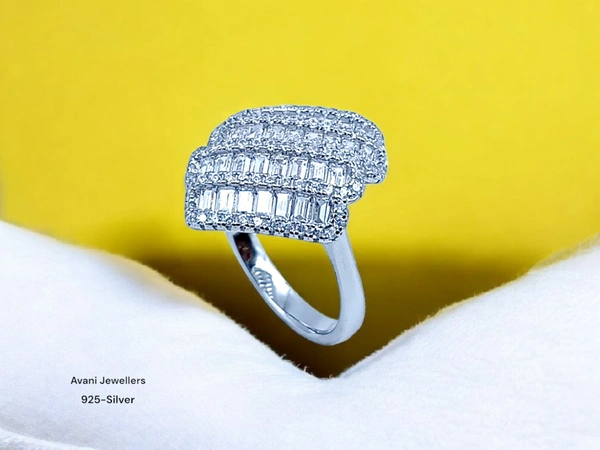 Silver Ladies Fancy Ring - 4.24, 12