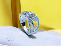 Silver Ladies Fancy Ring - 4.11, 9