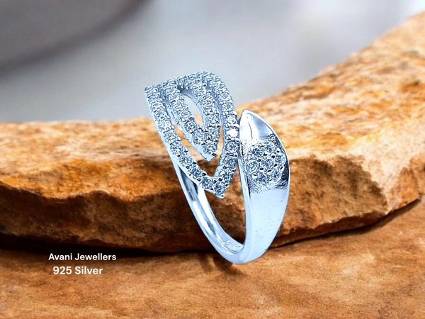 Silver Ladies Fancy Ring - 3.48, 13