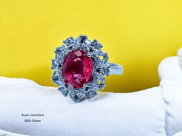 Silver Ladies Fancy Ring - 5.34, 14
