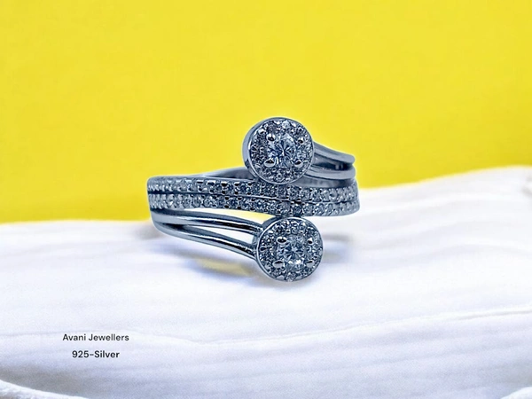 Silver Ladies Fancy Ring - 4.11, 10