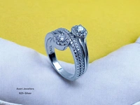 Silver Ladies Fancy Ring - 4.11, 10