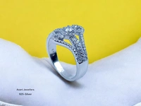 Silver Ladies Fancy Ring - 4.65, 17