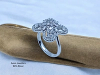 Silver Ladies Fancy Ring - 4.92, 18