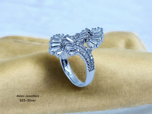 Silver Ladies Fancy Ring - 4.55, 14