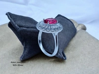 Silver Ladies Fancy Ring - 4.4, 12