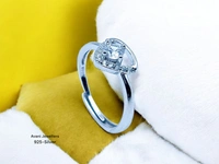 Silver Ladies Fancy Ring - 1.98, Adjustable
