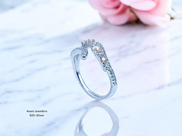 Silver Ladies Fancy Ring - 2.37, 12