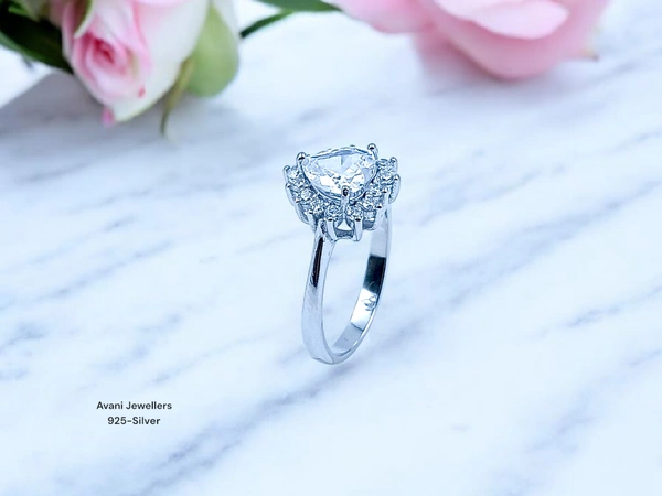 Silver Ladies Fancy Ring - 2.86, 15