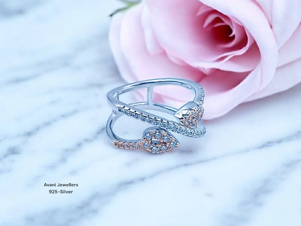 Silver Ladies Fancy Ring - 2.88, 10