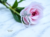 Silver Ladies Fancy Ring - 3.3, 18