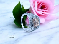 Silver Ladies Fancy Ring - 4.5, 14