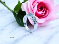 Silver Ladies Fancy Ring - 2.97, 10