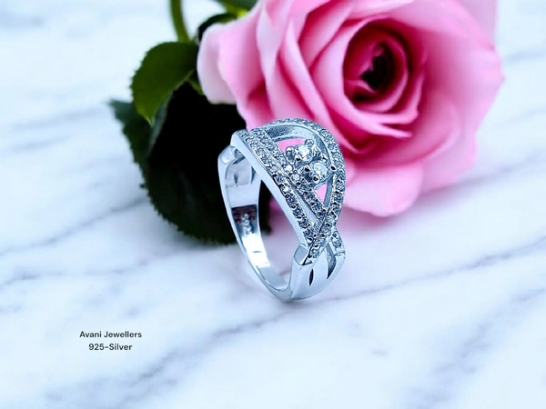 Silver Ladies Fancy Ring - 3.55, 10