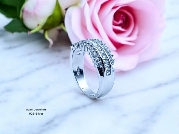 Silver Ladies Fancy Ring - 3.29, 9