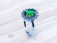 Silver Ladies Fancy Ring - 2.59, Adjustable