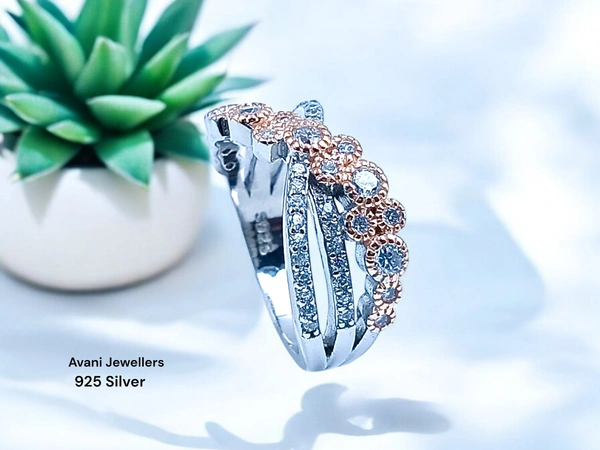 Silver Ladies Fancy Ring - 4.6, 11