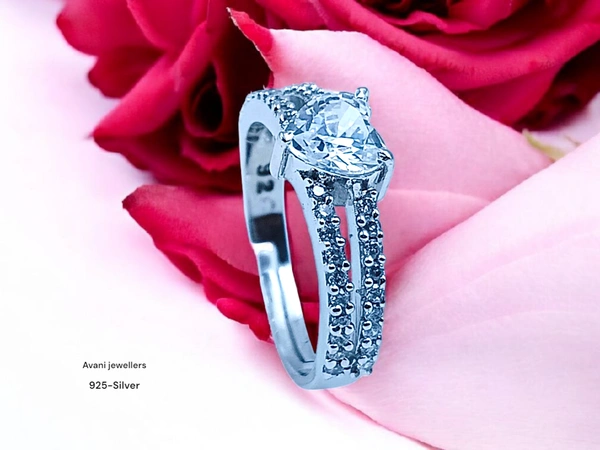 Silver Ladies Fancy Ring - 2.49, Adjustable