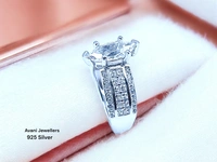 Silver Ladies Fancy Ring - 4.67, 12