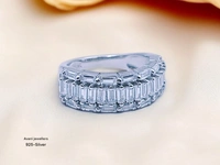 Silver Ladies Fancy Ring - 12, 4.45