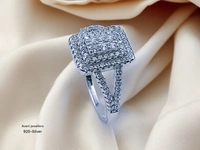 Silver Ladies Fancy Ring - 15, 2.91