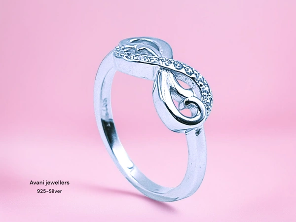 Silver Ladies Fancy Ring - 11, 2.17