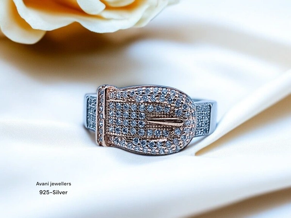 Silver Ladies Fancy Ring - 12, 3.26