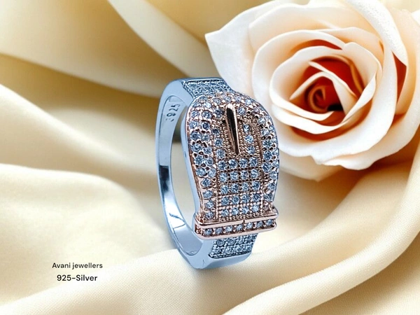 Silver Ladies Fancy Ring - 12, 3.26