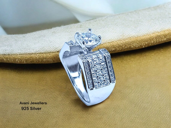 Silver Ladies Fancy Ring - 4.59, 12