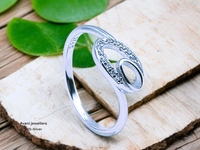 Silver Ladies Fancy Ring - 1.76, 18