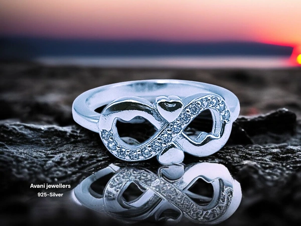Silver Ladies Fancy Ring - 17, 2.49