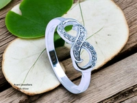 Silver Ladies Fancy Ring - 12, 2.24