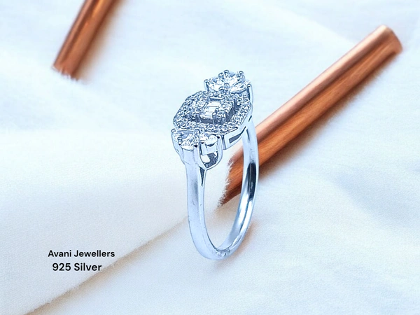 Silver Ladies Fancy Ring - 2.99, 14