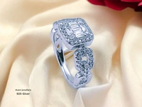 Silver Ladies Fancy Ring - 10, 3.06
